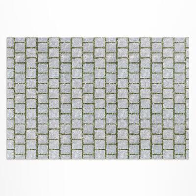 Vinyl carpet Stone path with moss