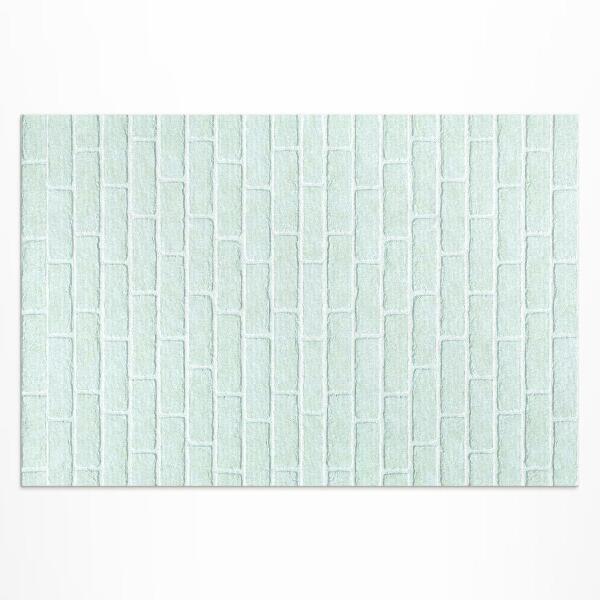 Vinyl carpet Brick wall in navy colors