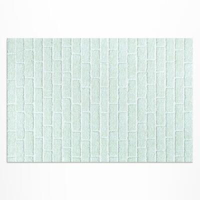 Vinyl carpet Brick wall in navy colors
