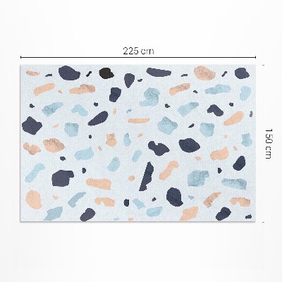 Vinyl carpet Decorative sandstone in pastel colors