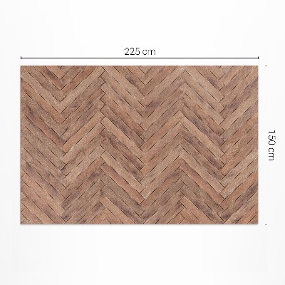 Vinyl carpet Elegant wooden herringbone parquet flooring