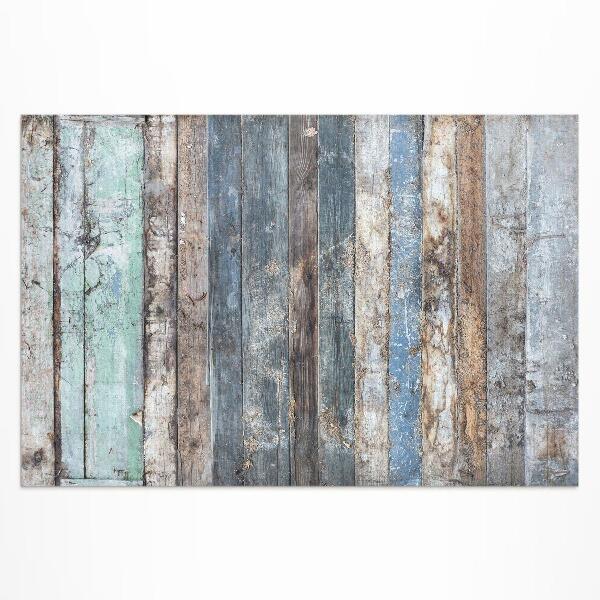 Vinyl carpet Stripped vintage wooden planks