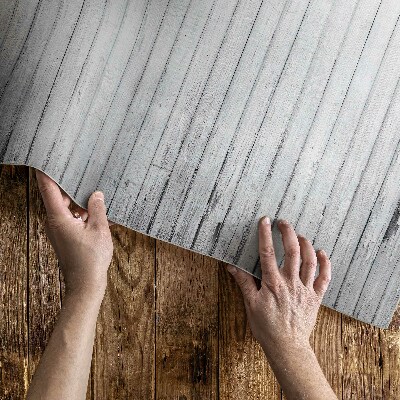 Vinyl carpet Roughly planed vintage wood planks