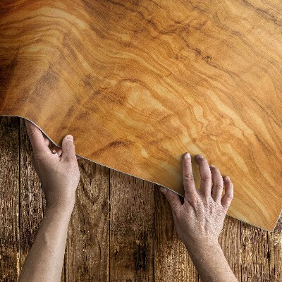 Vinyl carpet Shapes in wood plank texture