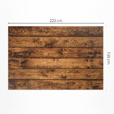 Vinyl carpet Vintage wooden floor planks