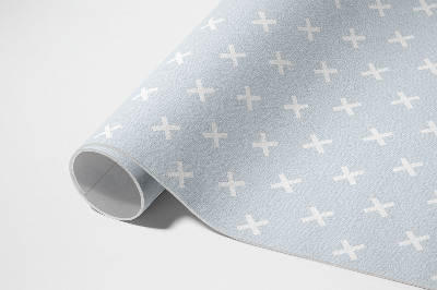 Vinyl carpet Bright crosses minimalist pattern
