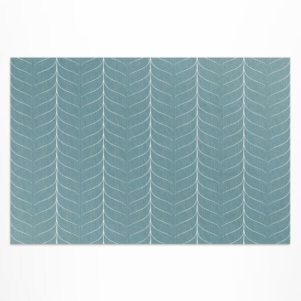 Vinyl carpet Minimalist linear heringbone pattern