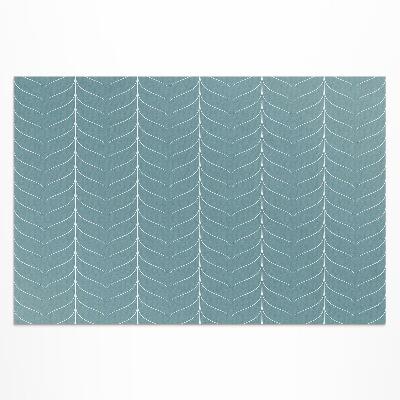 Vinyl carpet Minimalist linear heringbone pattern