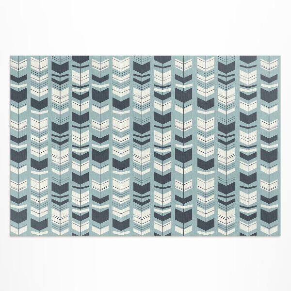 Vinyl carpet Indian pattern with boho arrows