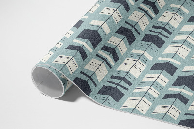 Vinyl carpet Indian pattern with boho arrows