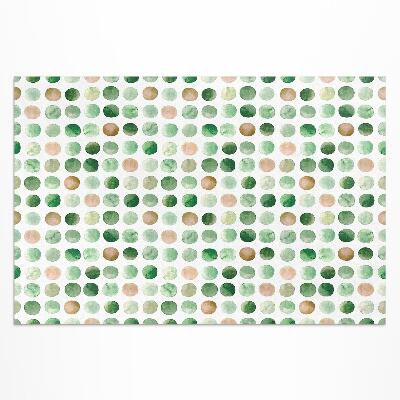 Vinyl carpet Watercolor painted dots boho circles