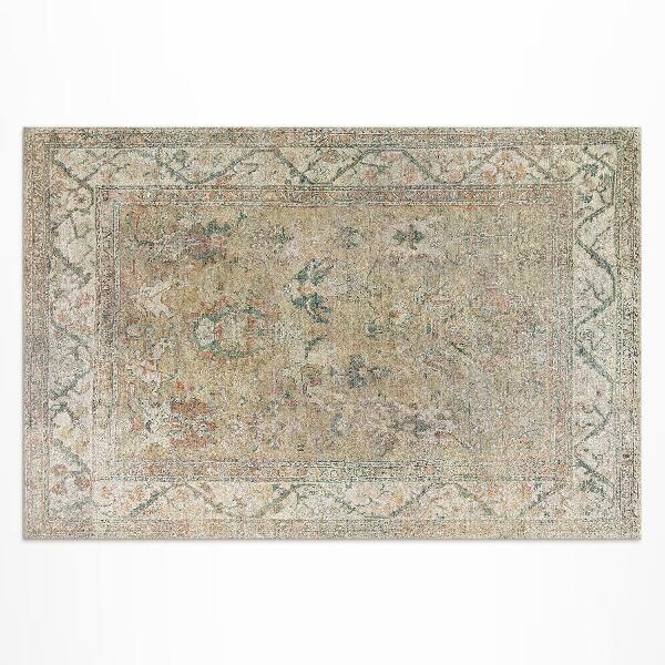 Vinyl carpet Antique beige pattern