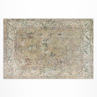 Vinyl carpet Antique beige pattern