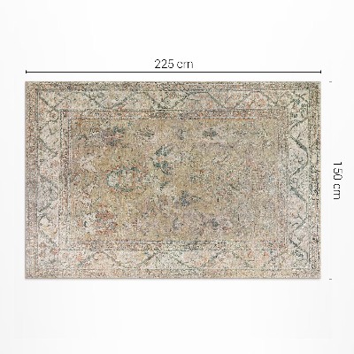 Vinyl carpet Antique beige pattern
