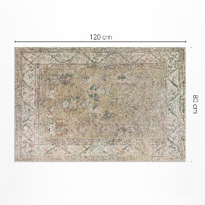 Vinyl carpet Antique beige pattern