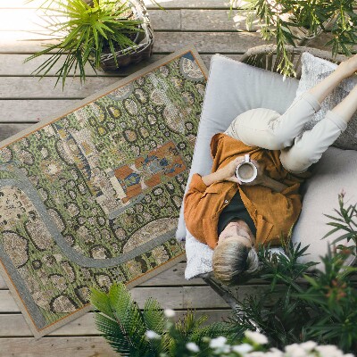 Vinyl carpet India from a bird's perspective