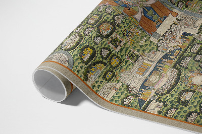 Vinyl carpet India from a bird's perspective
