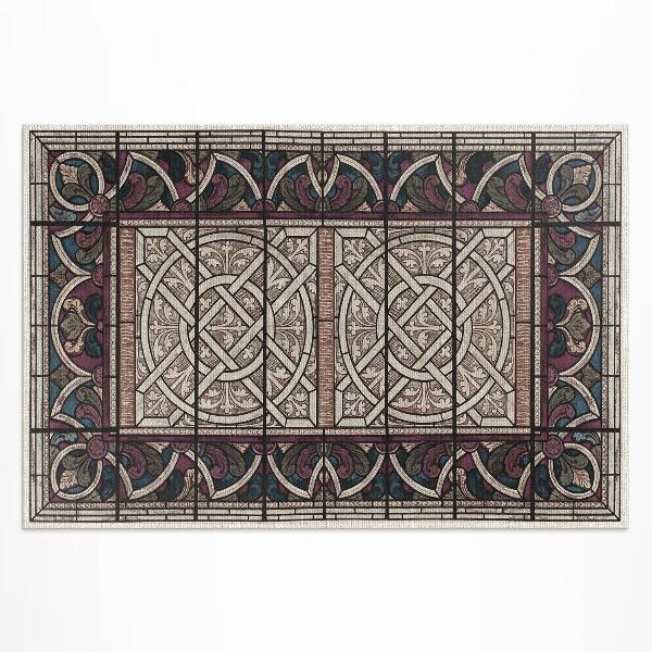 Vinyl carpet Sir Digby Wyatt gothic ornament