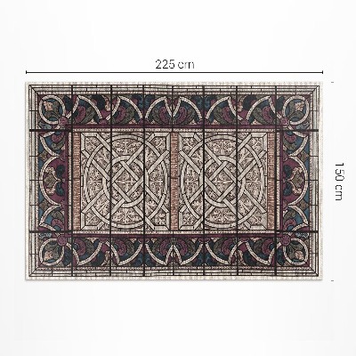 Vinyl carpet Sir Digby Wyatt gothic ornament