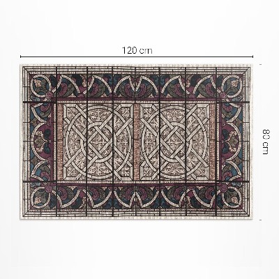 Vinyl carpet Sir Digby Wyatt gothic ornament