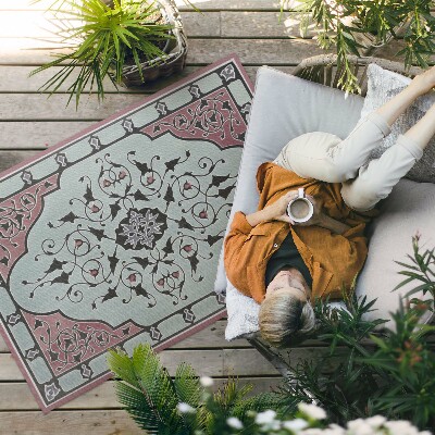 Vinyl carpet Sir Matthew Digby Wyatt rose ornament
