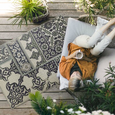 Vinyl carpet Patchwork by Albert Racinet