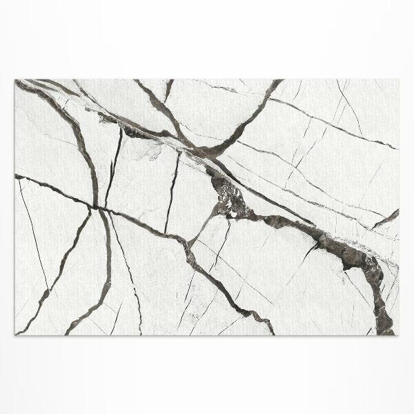 Vinyl carpet Shiny cracked stone marble
