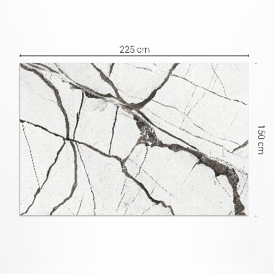 Vinyl carpet Shiny cracked stone marble