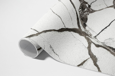 Vinyl carpet Shiny cracked stone marble