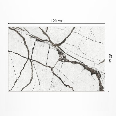 Vinyl carpet Shiny cracked stone marble