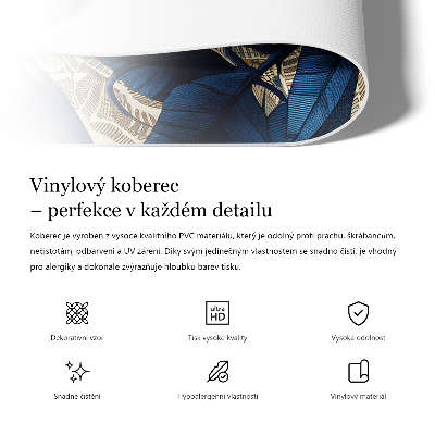 Vinyl carpet Decorative abstract decorative glam marble