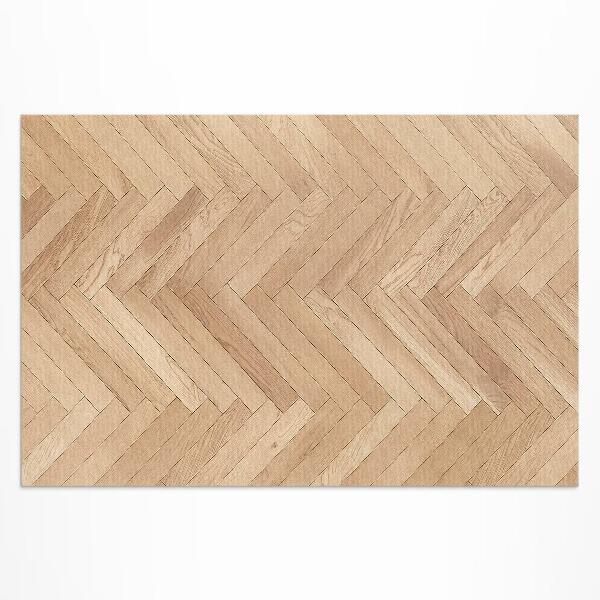 Vinyl carpet Elegant light wood parquet flooring with herringbone