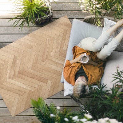 Vinyl carpet Elegant light wood parquet flooring with herringbone