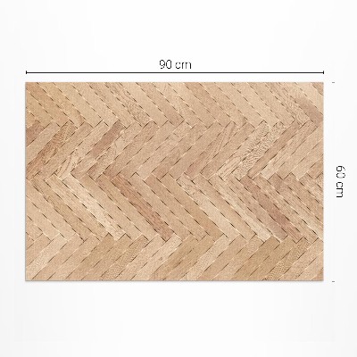 Vinyl carpet Elegant light wood parquet flooring with herringbone