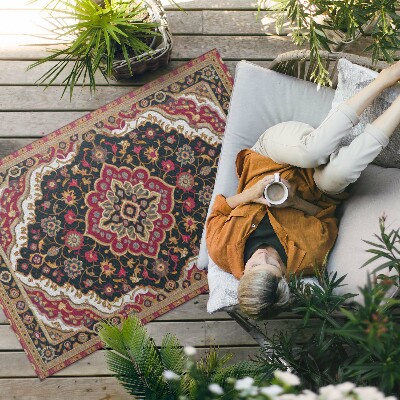 Vinyl carpet Persian-style plant ornament