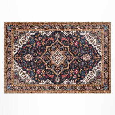 Vinyl carpet Rich plant ornament in Persian style