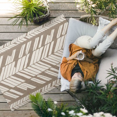 Vinyl carpet Indian abstract boho plaid pattern