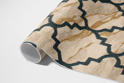 Vinyl carpet Arabic marble mosaic in Moroccan style
