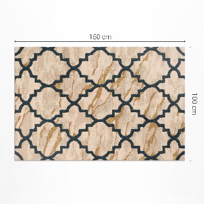 Vinyl carpet Arabic marble mosaic in Moroccan style