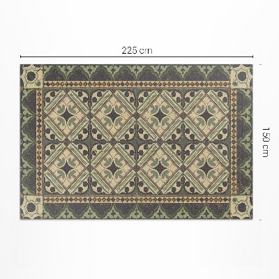 Vinyl carpet Classic art tiles