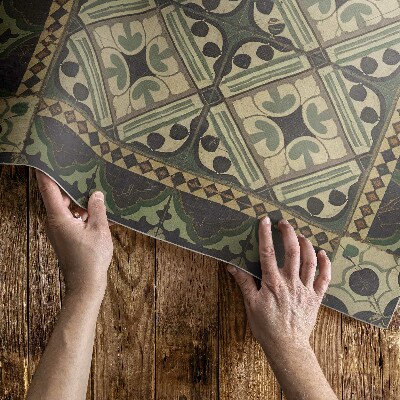 Vinyl carpet Classic art tiles