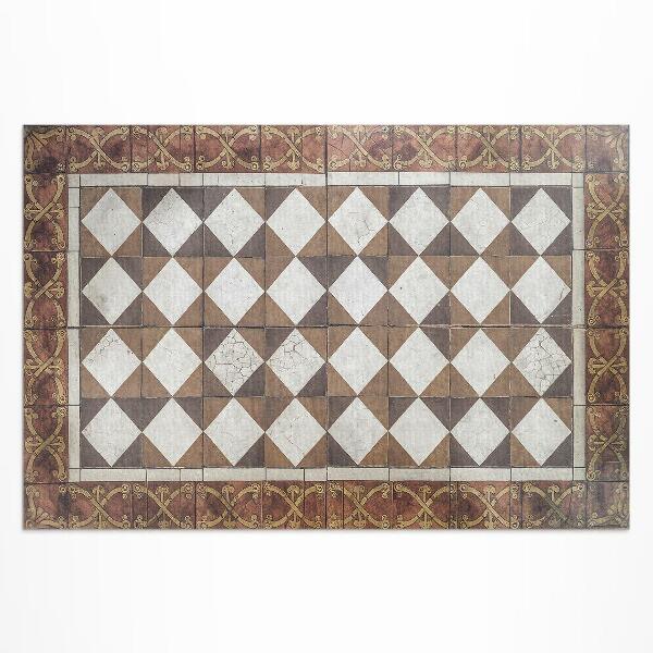 Vinyl carpet Art deco tiles