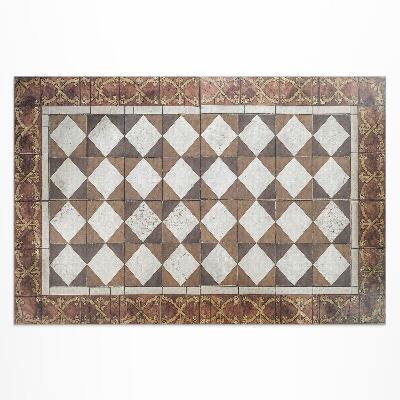Vinyl carpet Art deco tiles