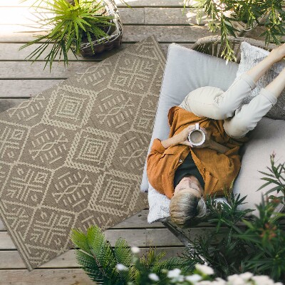 Vinyl carpet Retro inspiration in Aztec style