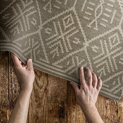 Vinyl carpet Retro inspiration in Aztec style
