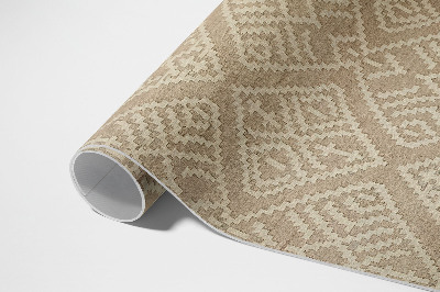 Vinyl carpet Simple Aztec motifs in a classic shape