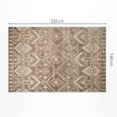 Vinyl carpet Ancient inspiration in Aztec patterns