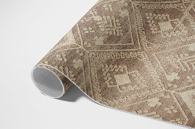 Vinyl carpet Ancient inspiration in Aztec patterns