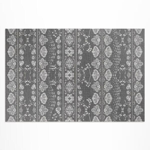 Vinyl carpet Garden scenes in floral patterns