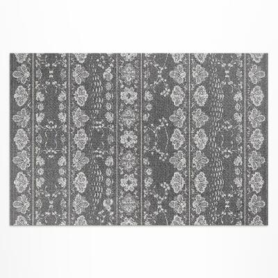 Vinyl carpet Garden scenes in floral patterns
